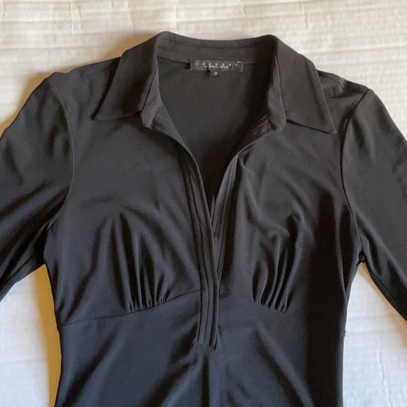 LAUNDRY By ShELLI SEGAL Women Black A-Line Dress Size 0 - Picture 3 of 14